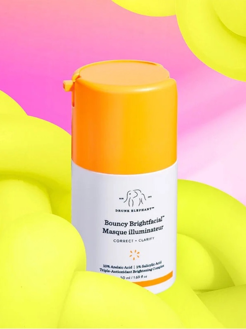 NEW Drunk Elephant Bouncy Brightfacial Brightening Mask